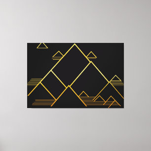 Toile Minimalisme du sommet de montagne