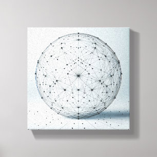 Toile Minimaliste Moderne Art Linéaire Symétrique - Abst