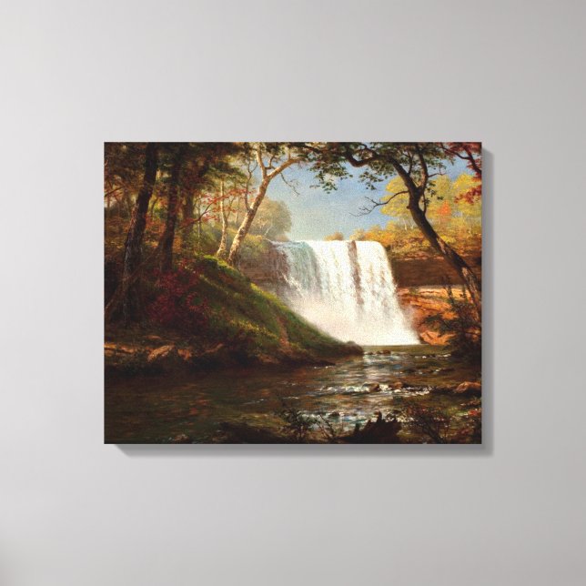 Toile Minnehaha Falls, une oeuvre Albert Bierstadt (Recto)