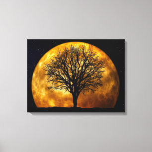 TOILE MINUIT LUNE
