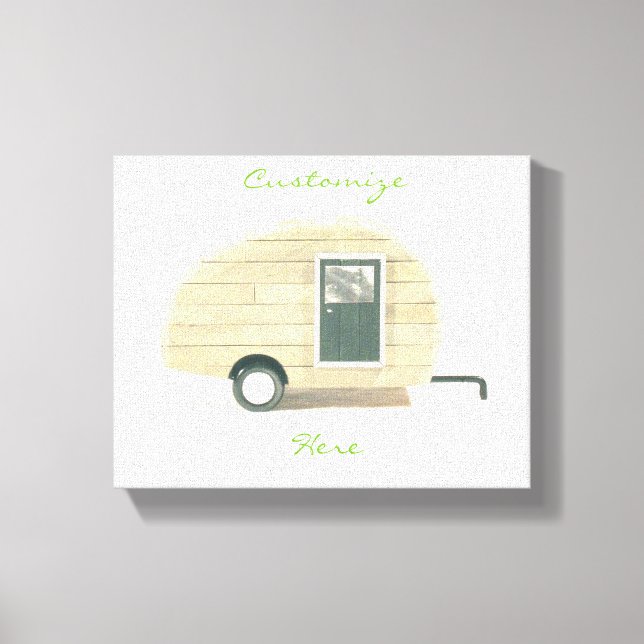 Toile minuscule maison caravane gypsy naturel Thunder_Co (Recto)
