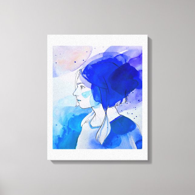 Toile mirada de señorita valiente (Recto)