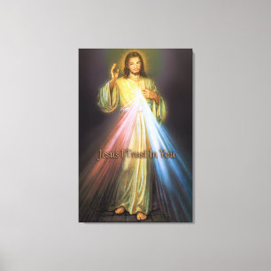 Toile Miséricorde Divine Jésus J'Ai Confiance En Vous Im