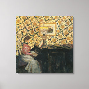 Toile Misia au piano
