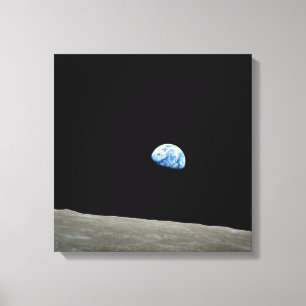 Toile Mission Earthrise de lune de la NASA d'Apollo 8