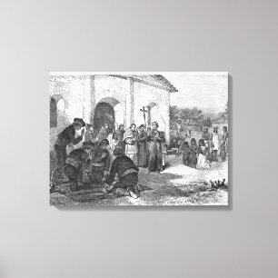 Toile Mission espagnole d'Alamo