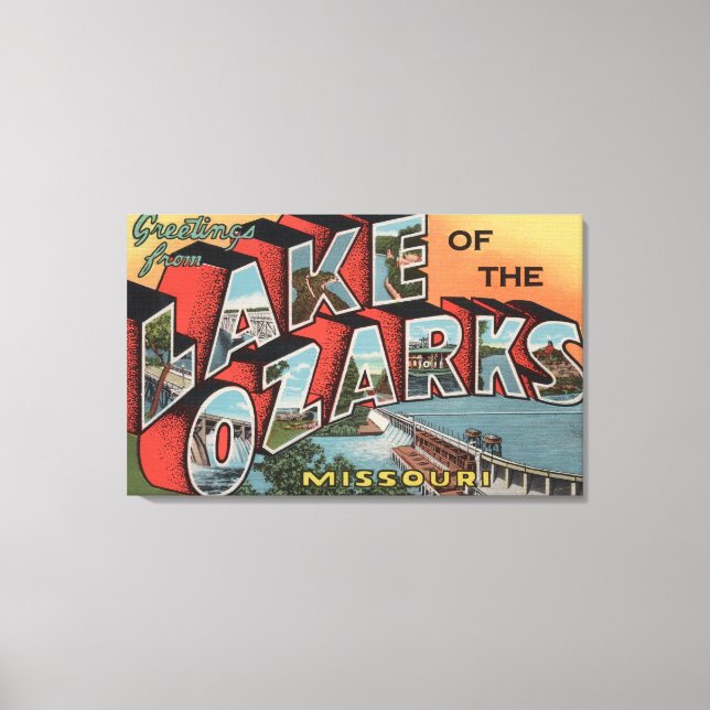 Toile Missouri - Lac des Ozarks (Recto)