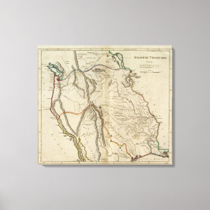 Toile Missouri Territoire anciennement Louisiane