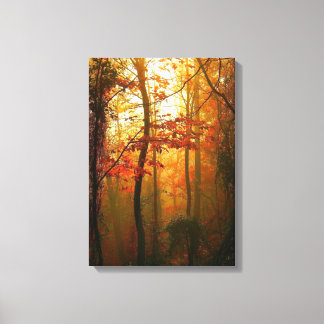 Toile Misty Autumn Morning Canvas