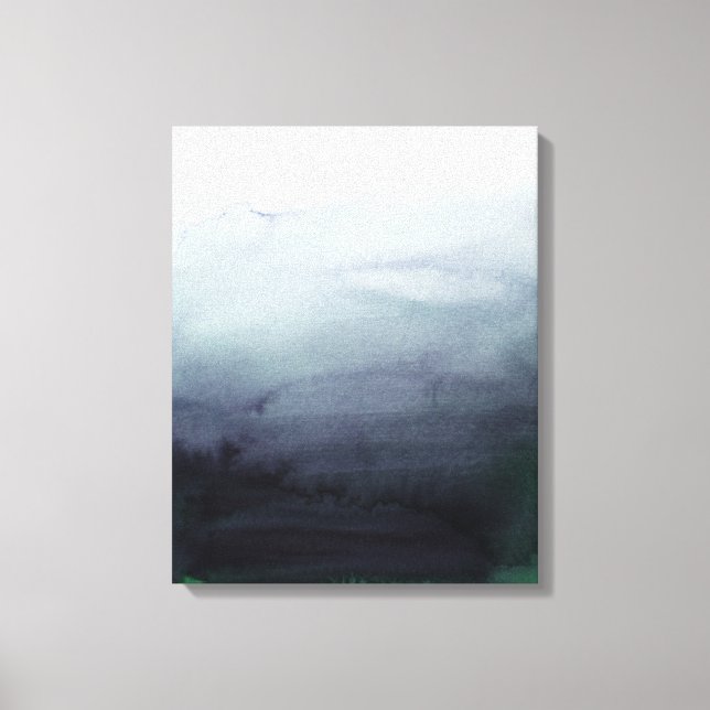 Toile Misty Morning Paysage Abstrait (Recto)