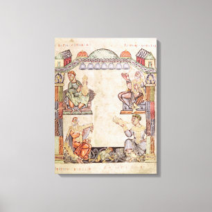 Toile Mme 2 musiciennes fol.11 quatre, d'un livre des