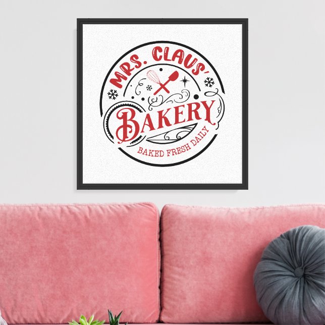 Toile Mme Clause Bakery | Ferme (Insitu(Salon))