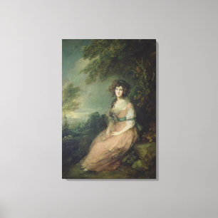 Toile Mme Richard Brinsley Sheridan, c.1785-87