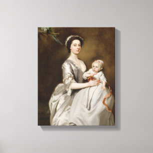 Toile Mme Sharpe et Enfant, 1731 (huile sur toile)