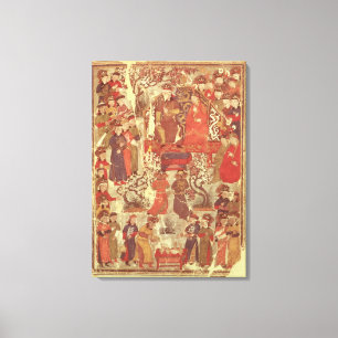 Toile Mme Supp. Pers.Genghis Khan et sa femme