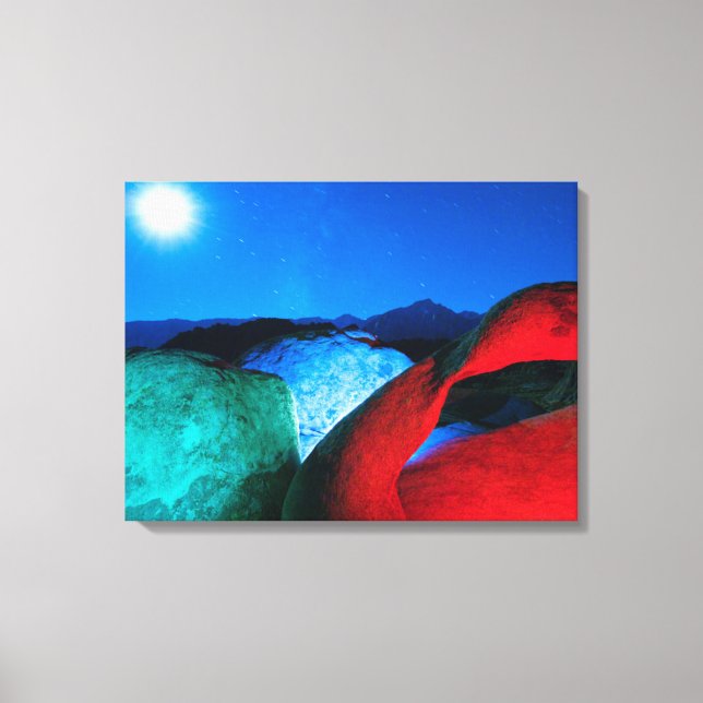 Toile Mobius Arch & Rocks | Alabama Hills, Californie (Recto)