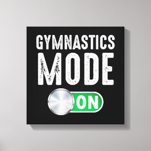 Toile Mode Gymnastique Activé Entraîneur Athlète Gymnast