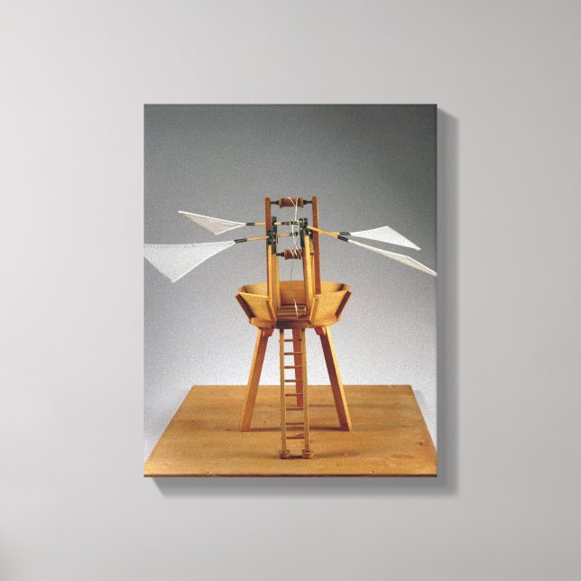 Toile Modèle de reconstruction du design de da Vinci (Recto)