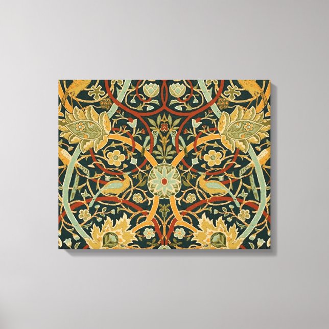 Toile Modèle de tapisserie forestière de William Morris  (Recto)