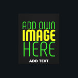 TOILE MODÈLE DE TEXTE D'IMAGE NOIRE SIMPLE ET MODERNE<br><div class="desc">IL S'AGIT D'UNE CONCEPTION ADAPTÉE AUX CLIENTS.VOUS POUVEZ CHANGER,  REdimensionner OU AJOUTER LOGO,  PHOTO,  TEXTE ET COULEURS COMME VOUS VOULEZ.MERCI.</div>