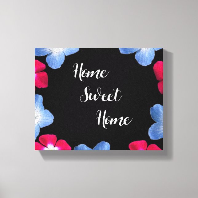 Toile Modèle de variété rose noire (Recto)