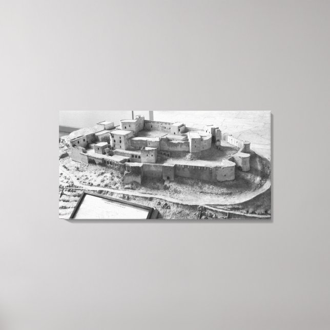 Toile Modèle du Krak des Chevaliers, modèle (Recto)