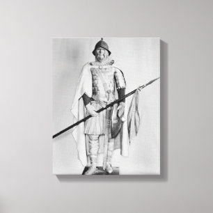 Toile Modèle d'un cavalier de Carolingian