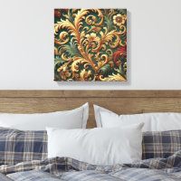 Modèle Floral Baroque Royal