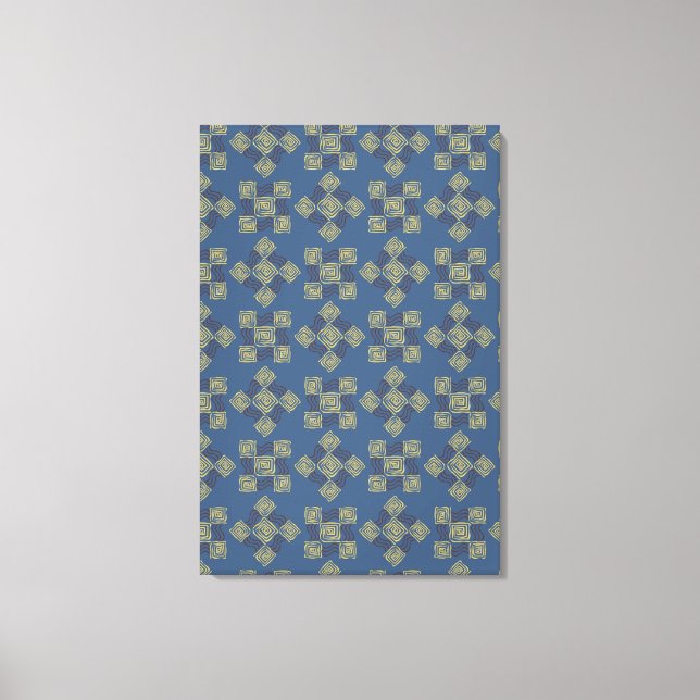 Toile Modèle floral cool (Recto)