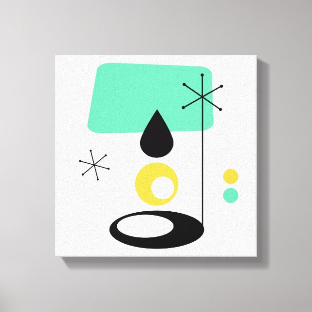 Toile modèle moderne de lampe du milieu du siècle (Recto)