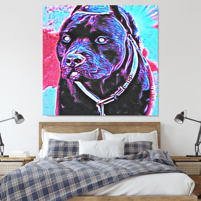 Toile Modèles Pit Bull : Khan 02-03 (Insitu(Chambre))