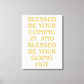 Toile Modern Gold Jewish Wall Art - Piece 1 of 3