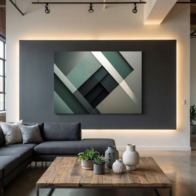 Toile Moderne Abstrait S'Intègre Parfaitement dans une C (Créateur téléchargé)