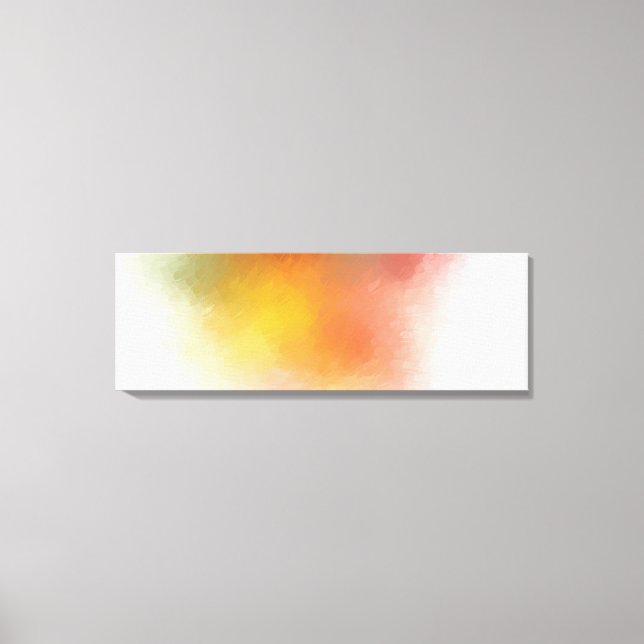 Toile Moderne coloré tendance Art Abstrait Jaune Rouge (Recto)