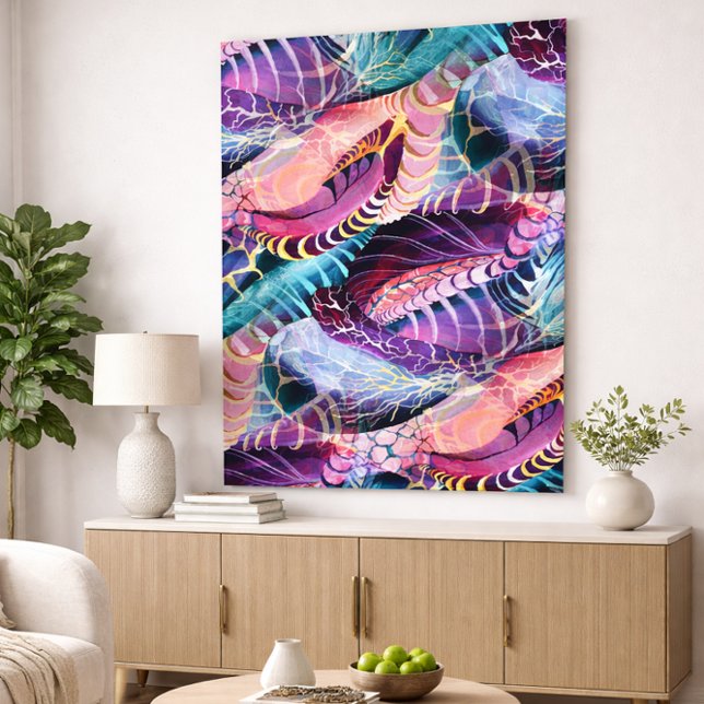 Toile Moderne contemporain Abstrait avec formes géométri (Créateur téléchargé)
