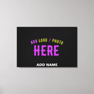 TOILE MODERNE ET MODERNE PERSONNALISABLE NOIR VÉRIFIÉ