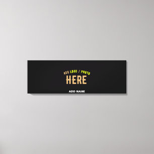 TOILE MODERNE ET MODERNE PERSONNALISABLE NOIR VÉRIFIÉ