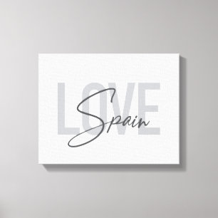 Toile Moderne, simple, cool, design urbain Aimer Espagne