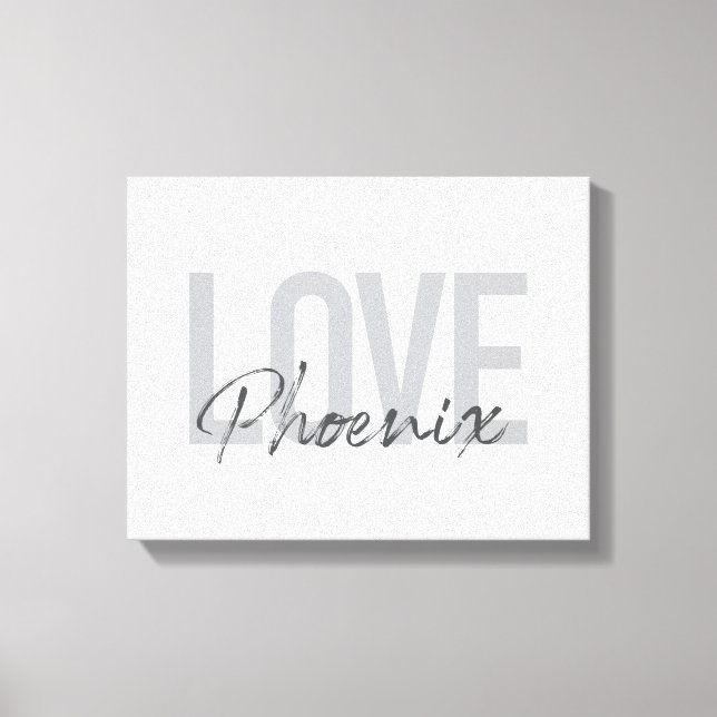 Toile Moderne, simple, cool, design urbain Aimer Phoenix (Recto)