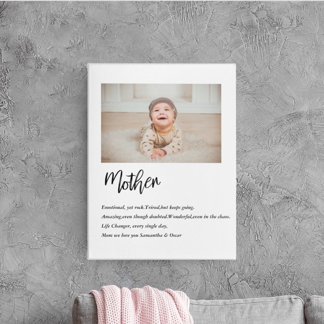 Toile Moderne Simple Meilleure Mère Jamais Meilleure Bea (Créateur téléchargé)