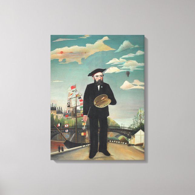 Toile Moi-même, Portrait-Paysage, 1890, Henri Rousseau (Recto)