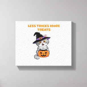 Toile Moins De Trucs Plus De Traitements Cadeaux Hallowe