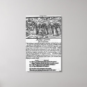 Toile Mois d'avril, à partir de 'The Shepheardes Calende