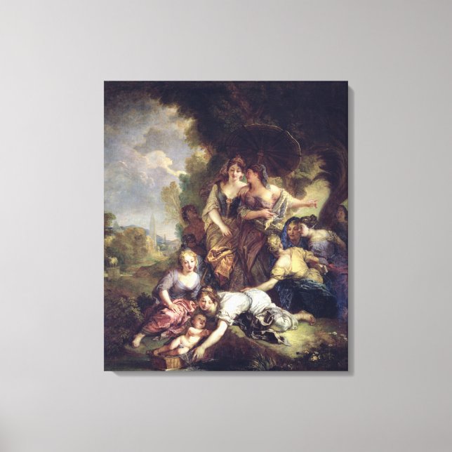 Toile Moïse sauvé de l'eau (Recto)