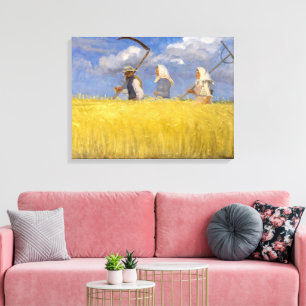 Toile Moissonneurs Anna Ancher