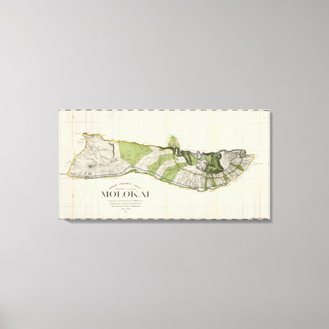 Toile Molokai, Hawaï (Recto)