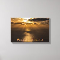 Moments romantiques coucher de soleil photo océan
