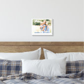 Toile Momma la plus aimée dans le monde Photo enveloppée (Insitu(Bedroom))