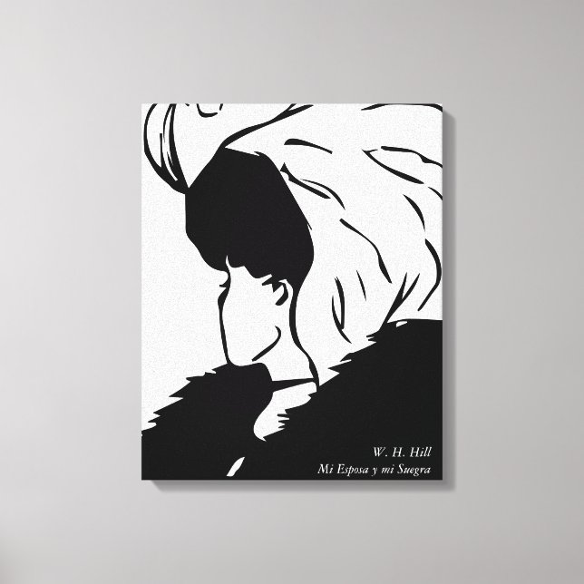 Toile Mon conjoint et ma Belle-mère de W.H. Hill (Recto)