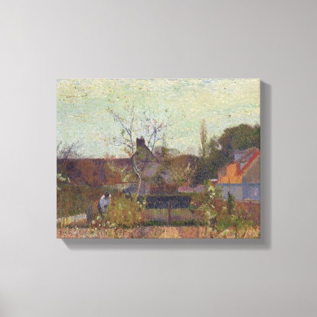 Toile Mon jardin au printemps (Recto)
